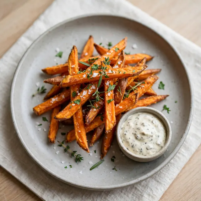 Süßkartoffel-Pommes