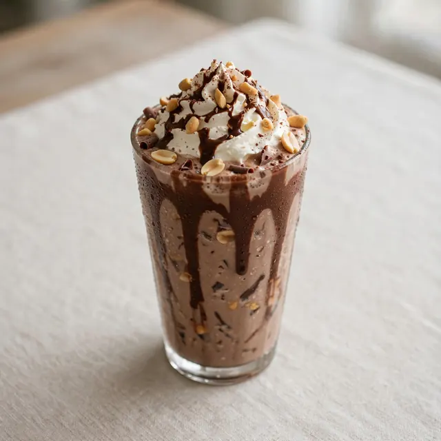 Schoko-Erdnuss-Shake