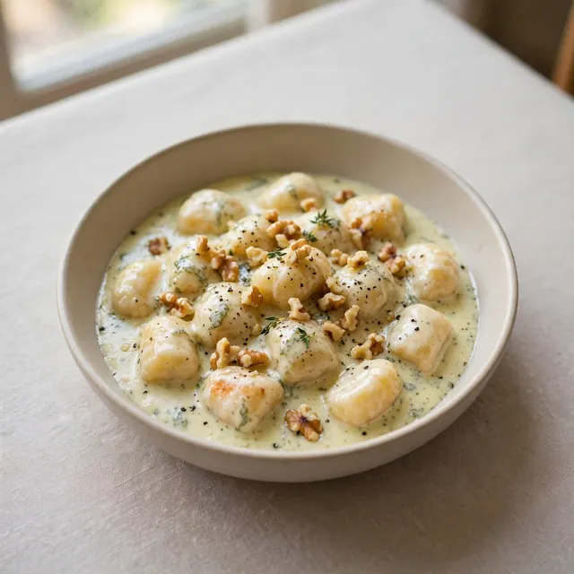 Gnocchi al Gorgonzola