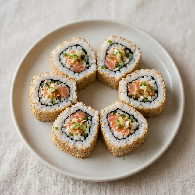 Lachs-Sesam-Maki
